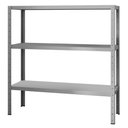 Ver imagem 1 de Estante Estilo Industrial Genova 3 Prateleiras 94 Cm Cinza Artef Cinza