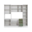 Ver imagem 3 de Cozinha Compacta com Kit Forno Celeste Kappesberg 100% Mdf Branco/verde 240cm