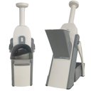 Ver mais imagens de Cortador Ralador Fatiador de Legumes Frutas Vegetais 5 Funçoes Mandoline Profissional Manual Inox