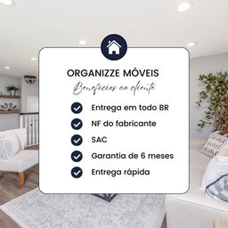 2 Prateleira Mdf Preta Laqueada 70cm Suporte Ferro Decoração - 9