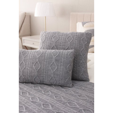 Capa para Almofada Tricô Geométrica Carlan