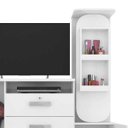 Ver imagem 3 de Cômoda Copacabana Branco Lukaliam - Lojas Movex