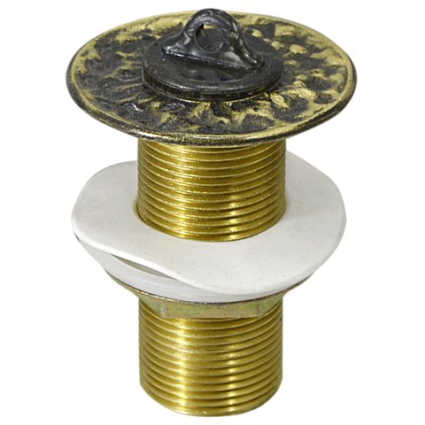 Valvula Ralo Lavatorio 7/8 Cuba Pia Ouro Velho Retro Vintage