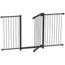 Ver imagem 1 de GRADE PORTÃO PET BEBÊ DIVISOR AMBIENTE 133 a 138 CM PRETO