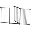 Ver imagem 2 de GRADE PORTÃO PET BEBÊ DIVISOR AMBIENTE 133 a 138 CM PRETO