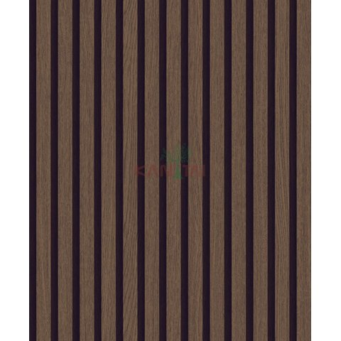 Papel de Parede Adi Tare - Ripado Marrom (leve Brilho)