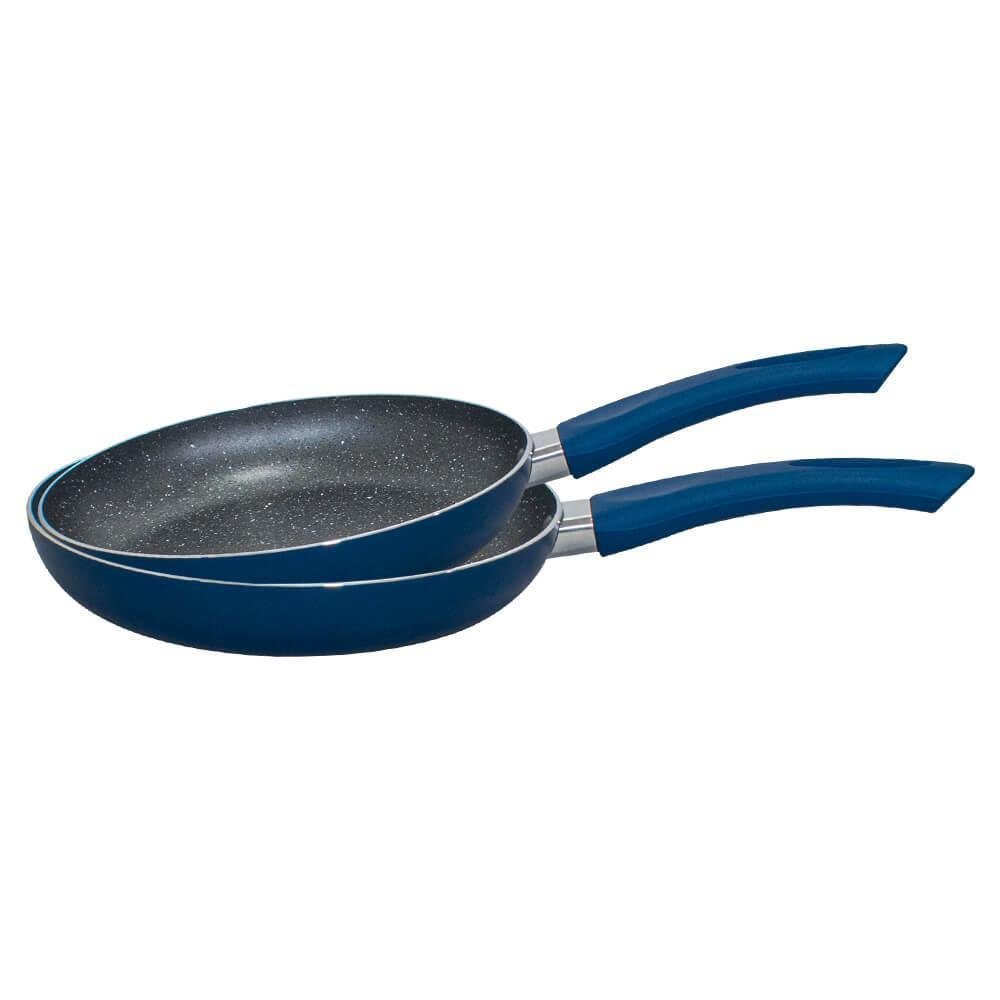 Frigideiras Revestimento Antiaderente Cerâmica 2 Peças Genebra Blue - Casambiente - 1