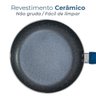 Frigideiras Revestimento Antiaderente Cerâmica 2 Peças Genebra Blue - Casambiente - 4