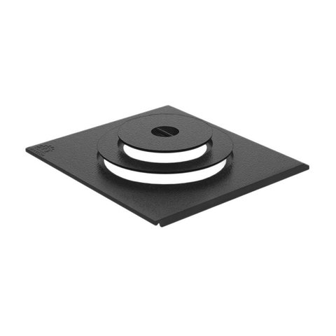Chapa Modular Acoplável Fogão Lenha de Ferro 01 Furo 34x31cm