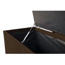 Ver imagem 3 de Recamier Estofado Beira de Cama Puff Baú 1,36 Cm Marrom