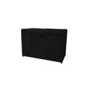 Ver imagem 1 de Puff Baú Estofado - Sala - Quarto - Decortivo Organizador Porta Objetos - Preto