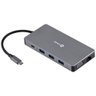Hub Usb Tipo C Type C 10 em 1-3 Usb3.0 Cartaosd Tf Hdmi Vga Audio P2 Rj45 Power Delivery(pd)60whc-10 - 1