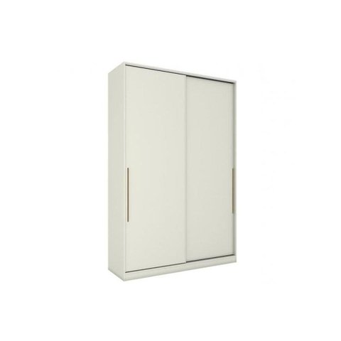 Módulo de Quarto Casal Guarda Roupa Mc10 Seletto C/ 2 Portas de Correr e 3 Gavetas Areia - Henn