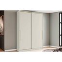 Ver imagem 4 de Módulo de Quarto Casal Guarda Roupa Mc10 Seletto C/ 2 Portas de Correr e 3 Gavetas Areia - Henn