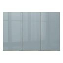 Ver imagem 7 de Armário Aéreo Madesa Lux 120 cm 3 Portas Rustic/Cinza