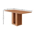 Ver imagem 3 de Mesa de Jantar 4 Lugares Tampo Mdf 160x80 Cm 20959 Cinamomo Molci