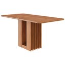Ver imagem 1 de Mesa de Jantar 4 Lugares Tampo Mdf 160x80 Cm 20959 Cinamomo Molci
