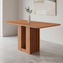 Ver imagem 2 de Mesa de Jantar 4 Lugares Tampo Mdf 160x80 Cm 20959 Cinamomo Molci