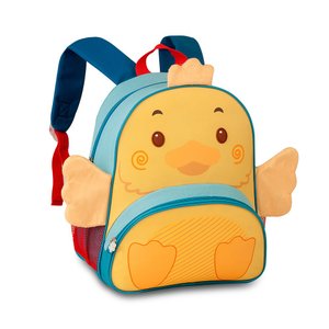 MOCHILA BOLSA ESCOLAR INFANTIL TUBARÃO PINGUIM PATINHO UNISSEX:Amarelo