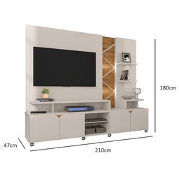 Home Cross - Off White/Amêndoa - Lukaliam móveis - 2 Home Cross - Off White/Amêndoa - Lukaliam móveis - 2