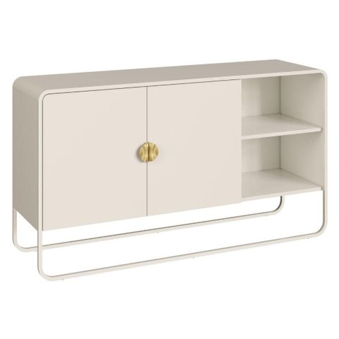Balcao Buffet Organico 2 Portas 135 cm 28071 Off White Artesano
