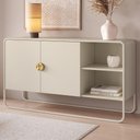 Ver imagem 2 de Balcao Buffet Organico 2 Portas 135 cm 28071 Off White Artesano