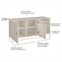 Ver imagem 4 de Balcao Buffet Organico 2 Portas 135 cm 28071 Off White Artesano
