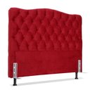 Ver imagem 2 de Cabeceira Casal 138 - Bello Box - Dunas Veludo Vermelho