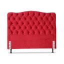 Ver imagem 1 de Cabeceira Casal 138 - Bello Box - Dunas Veludo Vermelho