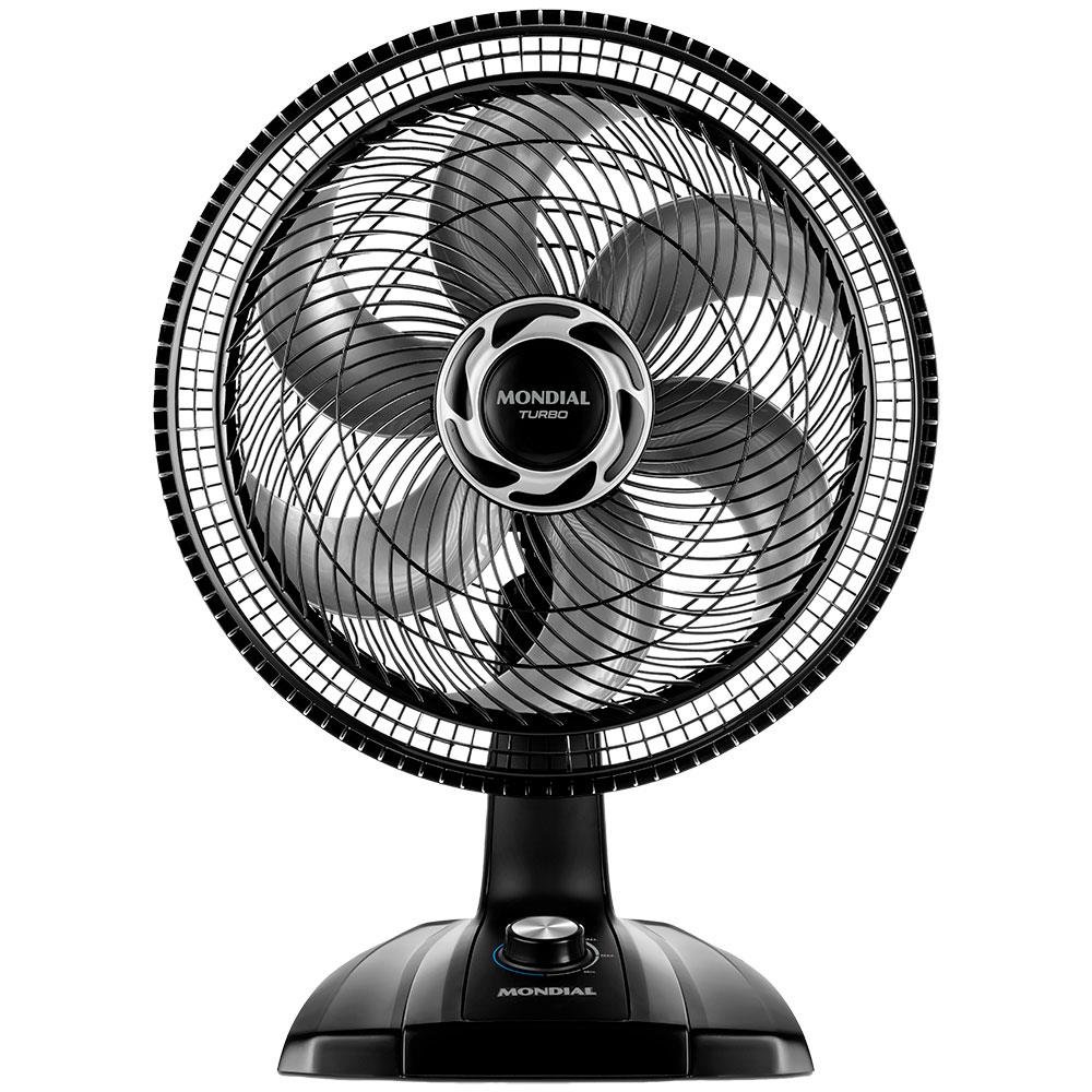 Ventilador De Mesa 40cm Mondial VT-40-NB Turbo 6 Pás 3 Velocidades ...