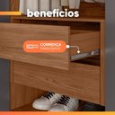 Ver imagem 4 de Guarda Roupas Casal com Espelho 6 Portas 2 Gavetas Talia