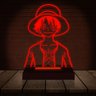 Luminária Led 3d Abajur | Luffy One Piece - 10