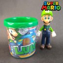 Ver imagem 4 de Kit Boneco Luigi Articulado Super Mario 13cm + Caneca 350ml