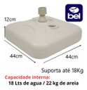 Ver imagem 4 de Base Branca Guarda Sol Ombrelone 22k com Areia ou Água Bel