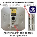 Ver imagem 6 de Base Branca Guarda Sol Ombrelone 22k com Areia ou Água Bel