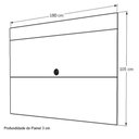 Ver imagem 4 de Painel para Tv Life 1.8 Off White com Freijó - Móveisaqui