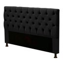 Ver imagem 1 de Cabeceira Cama Box Casal Cristal 140cm Corano Preto - Abmaza
