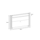 Ver mais imagens de Painel Monaco 180 cm Cor:Cedro/Branco