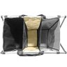 Cesto de Roupa Suja Organizador 3 Divisórias Dobrável - 65 X 40 X 60cm - 7
