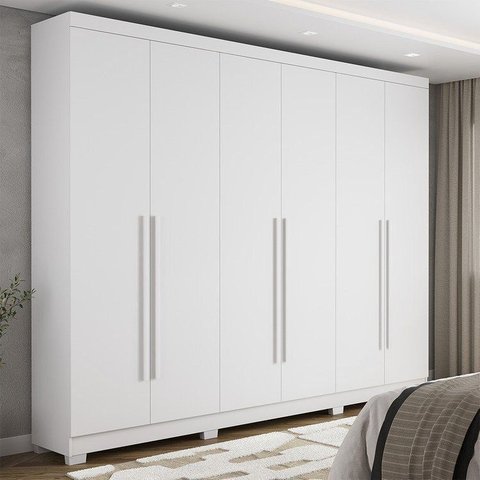 Guarda-Roupa Casal 6 Portas 3 Gavetas Essence Yescasa