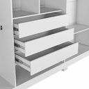 Ver imagem 5 de Guarda-Roupa Casal 6 Portas 3 Gavetas Essence Yescasa