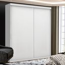 Ver imagem 3 de Guarda Roupa Solteiro 2 Porta de Correr Kiara -Mt- Rei de Casa Branco
