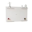 Ver imagem 2 de Painel de Tv com 4 Prateleiras Suspenso Organização Total