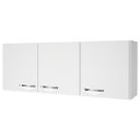 Ver imagem 1 de Armário Aéreo de Cozinha 120 cm 3 Portas Multiuso Branco