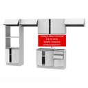 Ver imagem 6 de Cozinha Completa Acordes Glamy Branco Armário Balcão Madesa