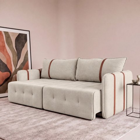 Sofá Cama Sevilha 1,80m Retrátil Reclinável Confortável