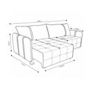 Ver imagem 3 de Sofá Cama Sevilha 1,80m Retrátil Reclinável Confortável