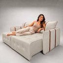 Ver imagem 4 de Sofá Cama Sevilha 1,80m Retrátil Reclinável Confortável