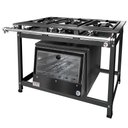 Ver imagem 1 de Fogão Industrial 3 Bocas 2 Simples Baixa Pressão MR Fogões com Forno P7 Tradicional