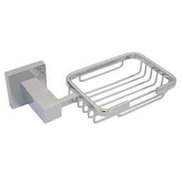 Saboneteira Cesto Metal Inox Quadrado Aço Inox - 1